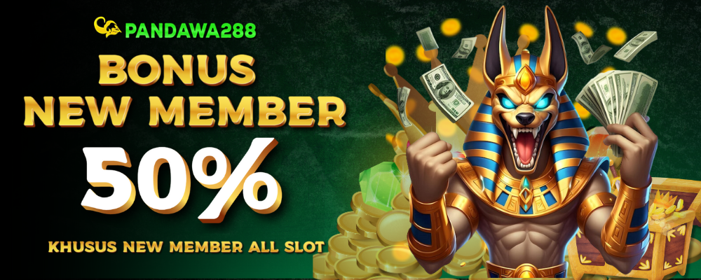 Pandawa288 memberikan penawaran menarik untuk para pemain slot dengan bonus new member sebesar 50%