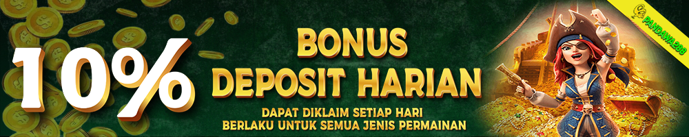 Bonus Deposit Harian 10%